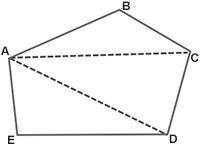 Calculate the area of the figure below using the following information:

Area of triangle ABC = 31