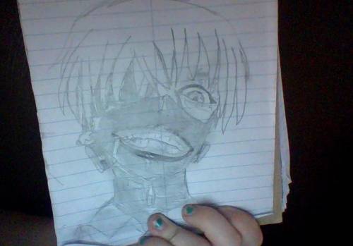 I will give brainliest to first person who answers.

Here is a drawing of kaneki ken. Hope you all