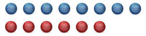 Find the equivalent ratios of blue marbles to total marbles. Select all that apply.

4 to 7
4 to 8