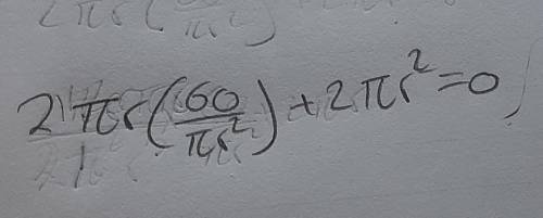 Im trying to make it the same as 2πx²+120/xcan somebody help plz?