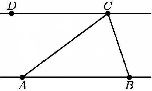 In this figure, DC is parallel to AB. angle DCA is 3x+14, angle ACB is 10x+12, and angle CAB is 5x-