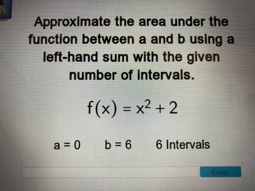 What’s the area under the function?