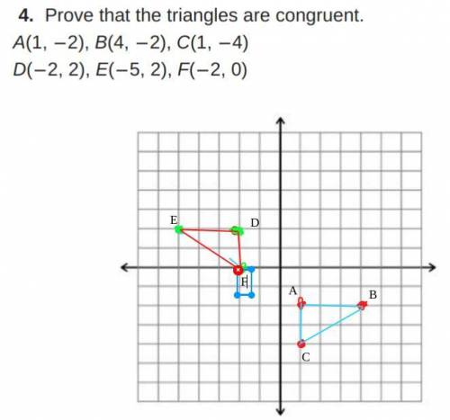 Prove that these two triangles are congruent.

Please help, my homework is due in 30 minutes!
I wi
