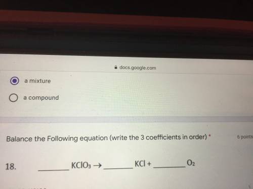 Need help please
Balancing the equation in the pic
