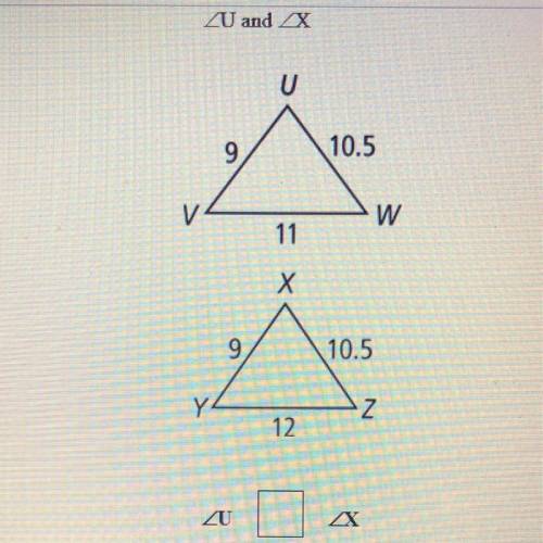 22) Answer the inequality statement relating the two angles. Also please don’t answer if you don’t