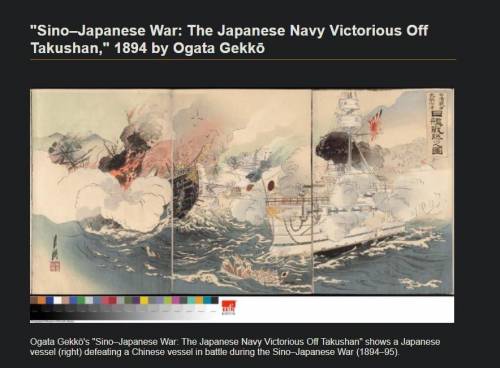 A) Explain ONE way the event depicted in the image reflects political change in the western Pacific