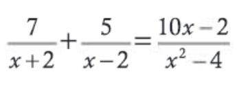 Solve this rational equation. PLEASE HELP