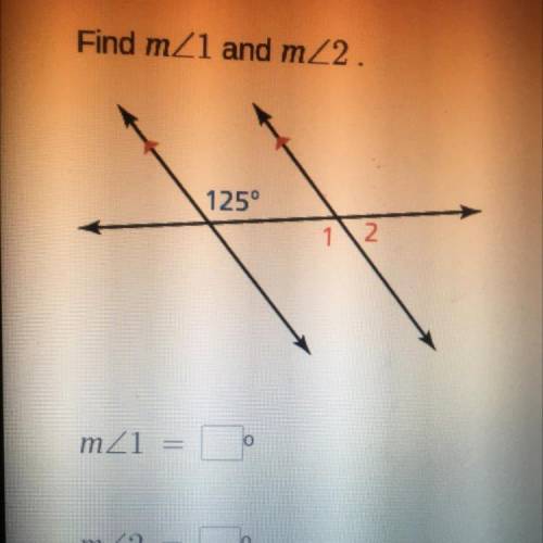 Can someone help me? Find both 1 and 2.