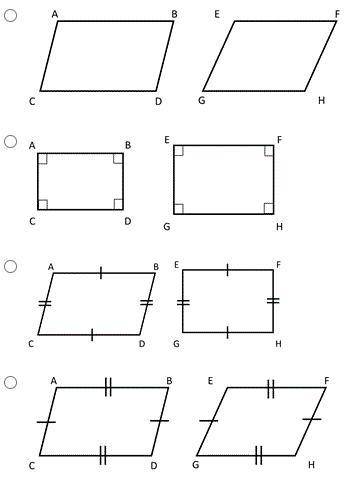Which of the following quadrilaterals are similar?