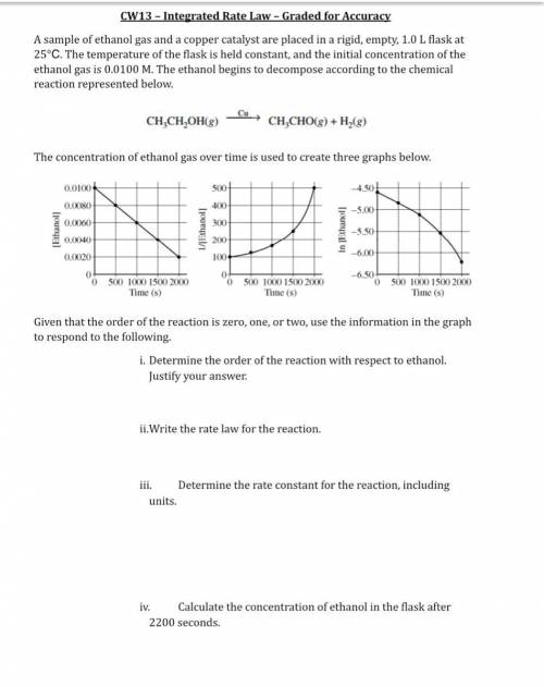 I need help with rate law