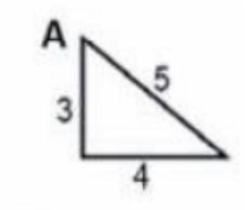 2) ¿Cuál es el tamaño del ángulo más pequeño en el triángulo A? Redondea tu respuesta a un lugar de