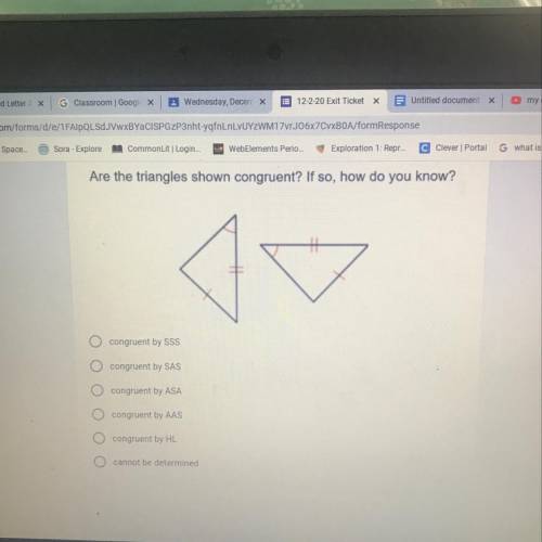 MARKING PEOPLE AS BRAINLIST! Are the triangles congruent how do you know?