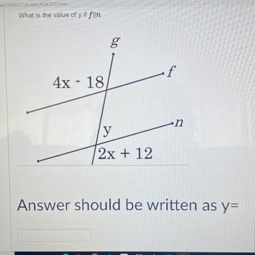 What is the value of y if f||n
?????