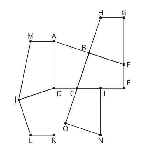 identify a figure that is not the image of quadrilateral ABCD after a sequence of transformations.