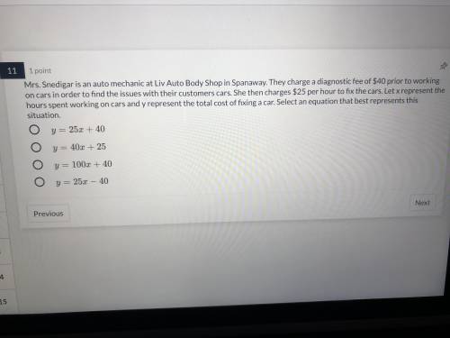 Timed math quiz 11 
Please help me