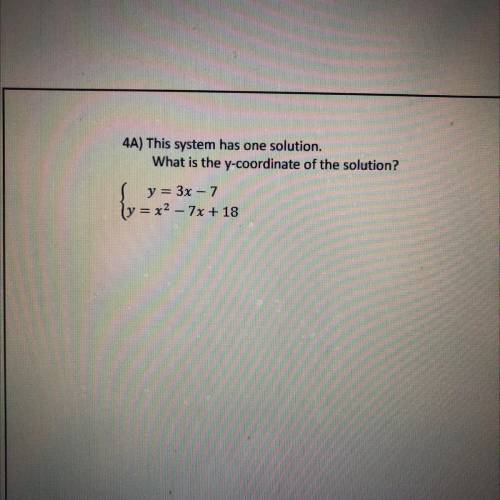 What is the y coordinate of the solution