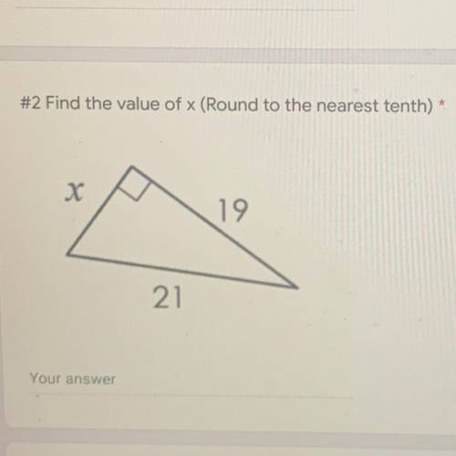 Find the value of x (Round to the nearest tenth)
Pls pls help
