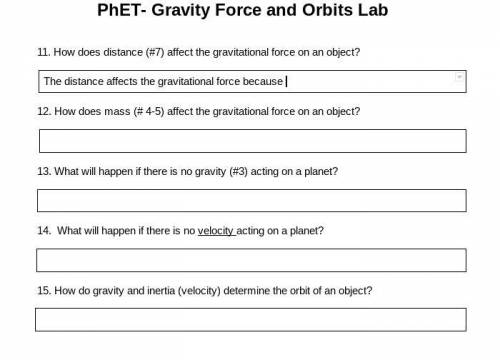 Has anyone ever did the 
PhET- Gravity Force and Orbits Lab
if so can you help me plzz