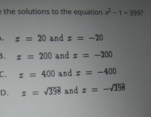 What are the solutions to the equations?