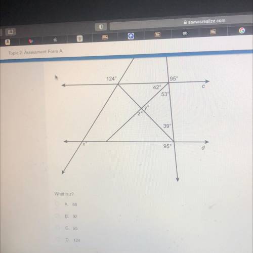 What is z lines a b and c intersect