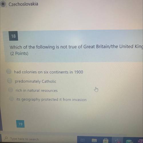 Which of the following is not true of Great Britain