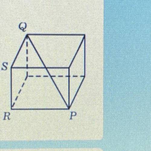 In the rectangular prism, PQ is the diagonal. Find the length of

PQ given PR = 7, RS = 4, and QS