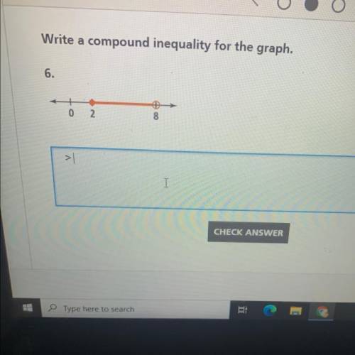 How do I write a compound ?Inequality for the graph