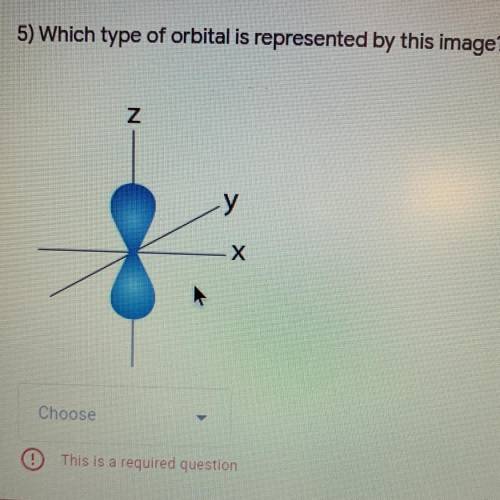 5) Which type of orbital is represented by this image? *
Z
у
X
Choose