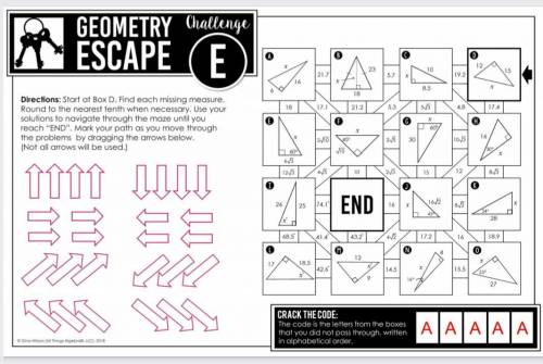 Please HELP ME! With this geometry escape challenge