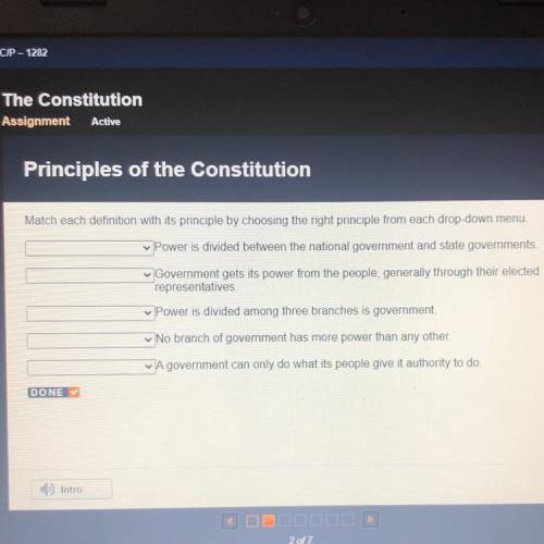 Help please the answer choices are

Checks and balances
Federalism
Limited government 
Popular sov