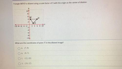 I need to know what are the coordinates of point n and a explanation