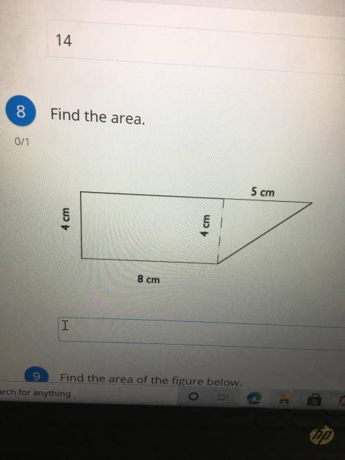 Find the area........................