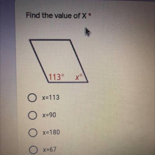 Find the value of x
Please help