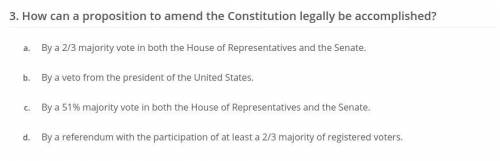 The US Constitution: Preamble, Articles and Amendments
pls help
