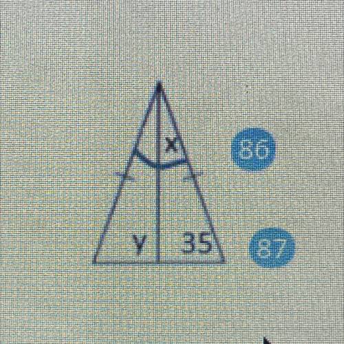 Does anyone know how to solve these? 
Looking for 
X =
Y =