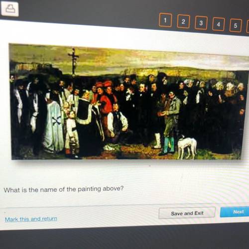 What is the name of the painting above?