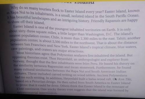 According to the information in the passage, why is the origin of Easter Island's first inhabitants