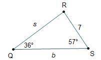 On which triangle can the law of cosines be used to find the length of an unknown side? Law of cosi