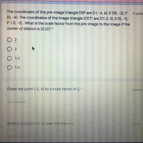 Please help me with these 3 questions ASAP