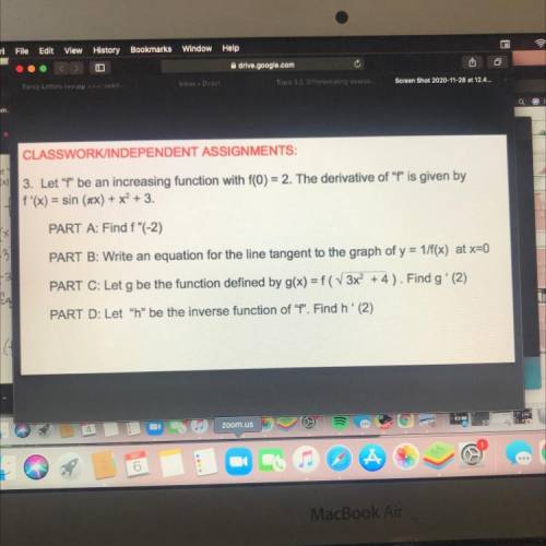 I need help with part B,C,& D