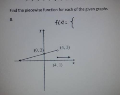 Find the piecewise function for each of the given graphs.