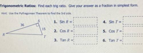 Dudee plz help trigonometric ratios geometry will mark the brainlist if answered right