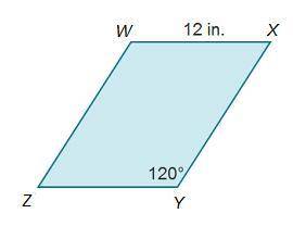 HURRY!! ASAP In parallelogram WXYZ, the shorter sides are half the length of the longer sides.

Wh