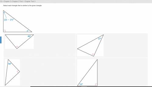 Someone please tell me which triangles are similar