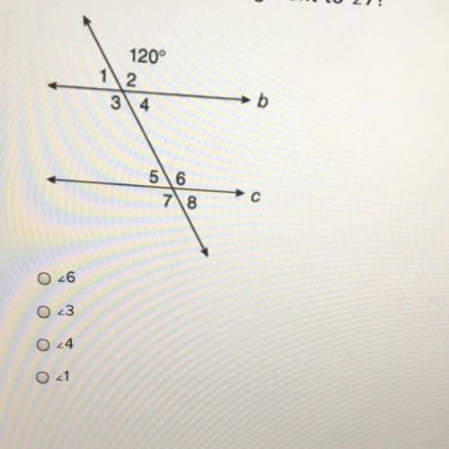 Help me ASAP for this question 
Select all that apply.
Which angles are congruent to 7?