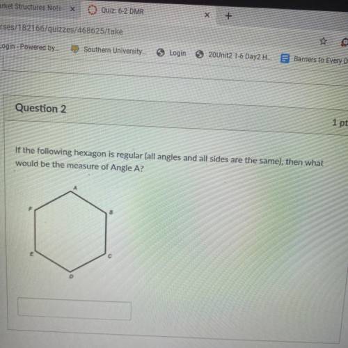 If the following hexagon is regular (all angles and all sides are the same), then what

would be t