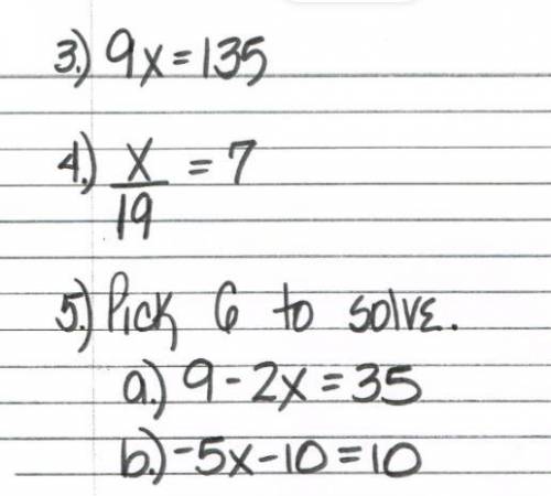 Solve these equations
and don't troll or I will report you