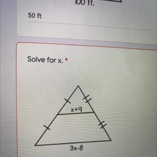 PLEASE HELP!! You have to solve for x but it’s the similar triangles way