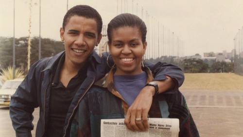 Your honest opinion does michelle and barack obama look cute together awww