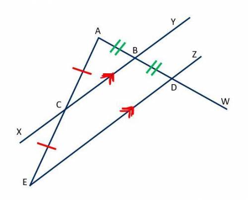 CB ∥ EZ

Name the angle relationships.
Question 1 options:
∠CBD & ∠BDZ
∠ABY & ∠ABC
∠ABC &a